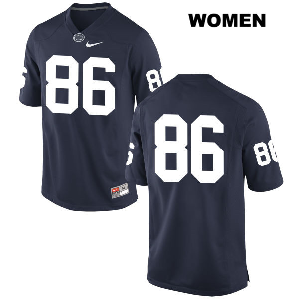 NCAA Nike Women's Penn State Nittany Lions Daniel George #86 College Football Authentic No Name Navy Stitched Jersey NJV1098BL